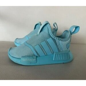 Adidas Light Blue NMD 360 Size 5 K Slip-On Toddler Shoes Sneaker Flexible